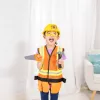 Melissa & Doug Construction Worker Role Play Costume Dress-Up Set (6 pcs)