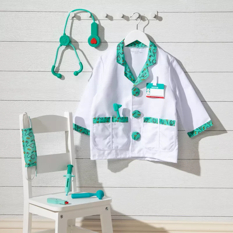 Melissa & Doug MPP RLP Doctor Rl Ply Costume Set GML Przebranie Dziecko Uniseks Mundur