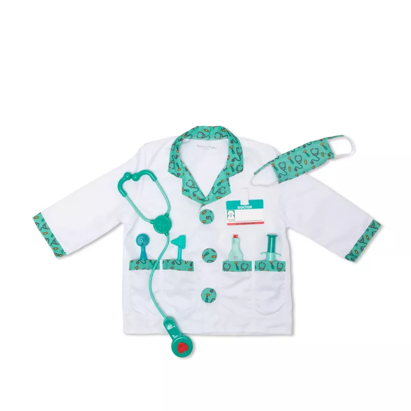 Melissa & Doug MPP RLP Doctor Rl Ply Costume Set GML Przebranie Dziecko Uniseks Mundur