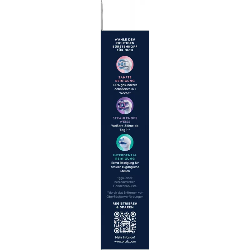 Końcówka do szczoteczki Oral-B 8 szt. Biały