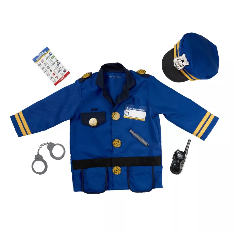 Melissa & Doug MPP RLP PoliceOfficerCstmRlplySet GML Kostium dziecięcy uniseks