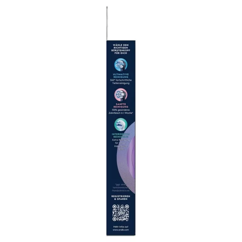 Główki zapasowe Oral-B iO Radiant biały, 4 szt., czarne