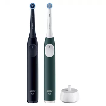 Szczoteczka elektryczna BRAUN Oral‑B iO Series 2 Duo Czarna/Zielona, akumulatorowa, model 62418