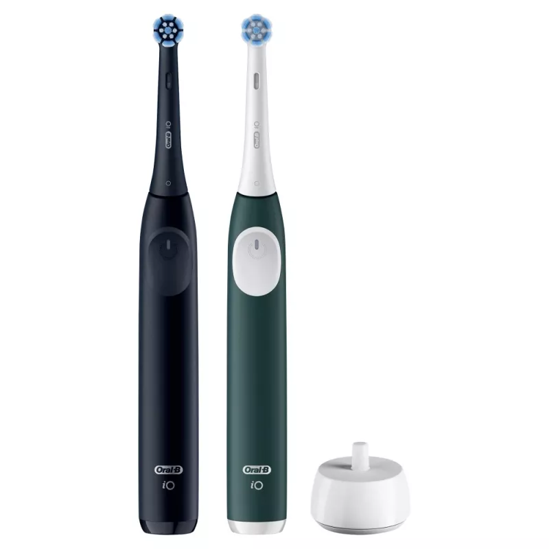 Szczoteczka elektryczna BRAUN Oral‑B iO Series 2 Duo Czarna/Zielona, akumulatorowa, model 62418
