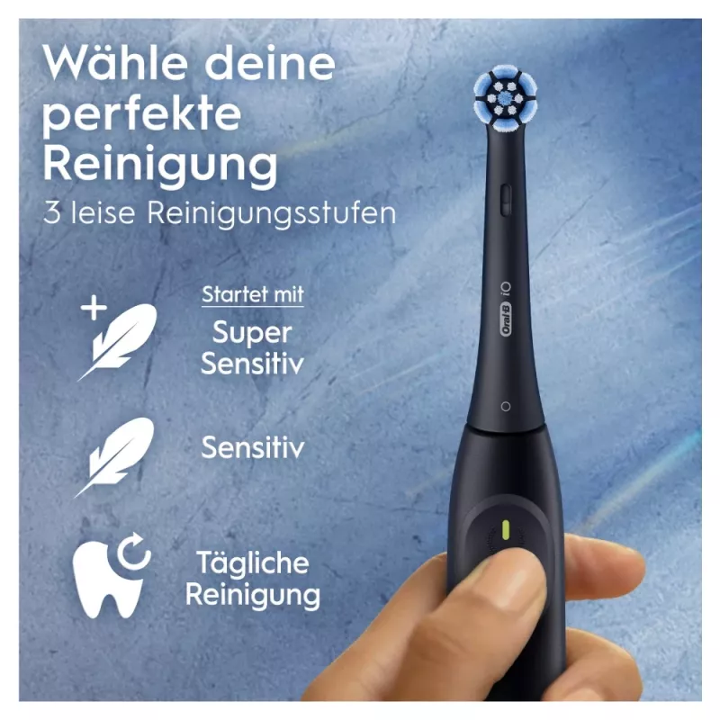 Szczoteczka elektryczna BRAUN Oral‑B iO Series 2 Duo Czarna/Zielona, akumulatorowa, model 62418