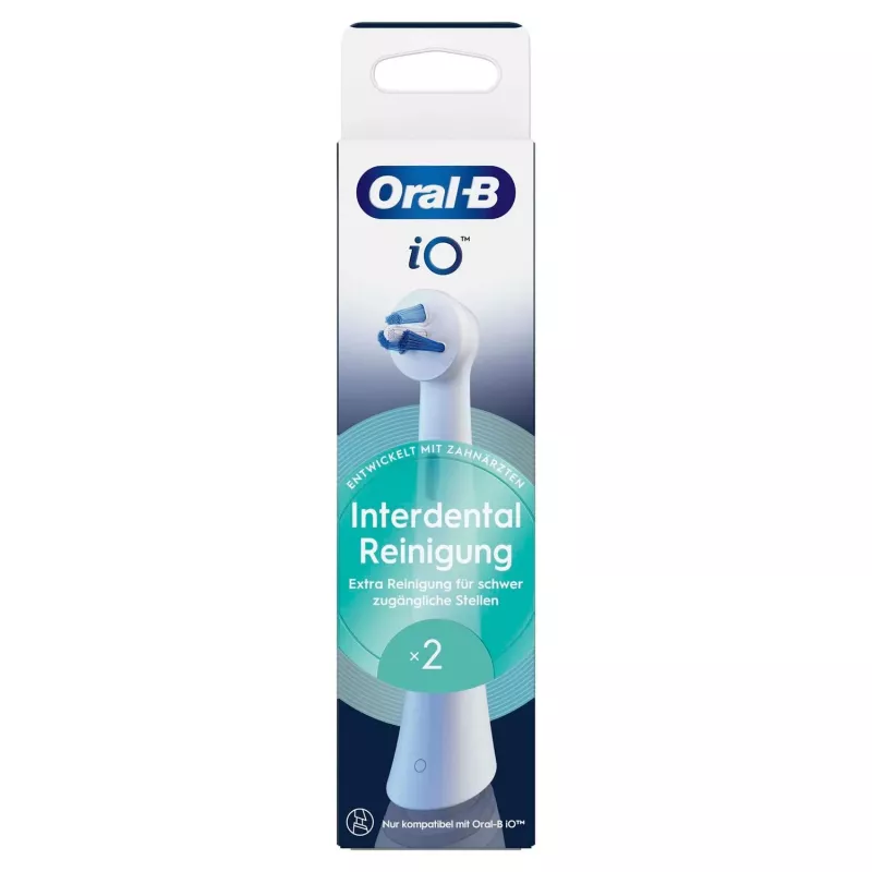 Szczoteczki międzyzębowe Oral-B iO 373371 2 szt. — zapasowe szczoteczki do czyszczenia przestrzeni międzyzębowych