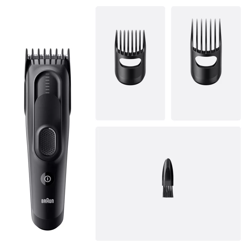 Braun HC5530 maszynka do strzyżenia włosów / trymer Czarny 17 Niklowo-wodorkowa (NiMH)