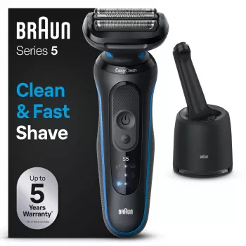 Braun Series 5 52-B7000cc Golarka foliowa Trymer Czarny Bateria Litowo-Jonowa