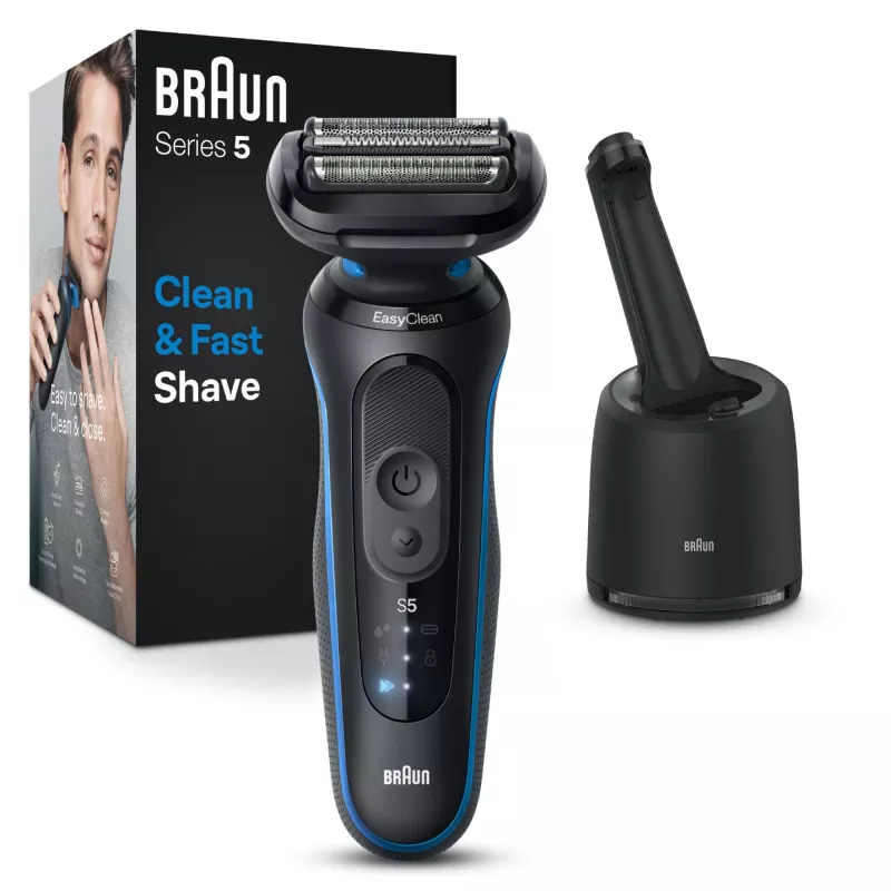 Braun Series 5 52-B7000cc Golarka foliowa Trymer Czarny Bateria Litowo-Jonowa
