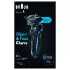 Braun Series 5 52-B7000cc Golarka foliowa Trymer Czarny Bateria Litowo-Jonowa