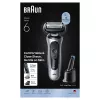 Golarka foliowa Braun Series 6 62-S7650cc srebrny akumulator litowo-jonowy