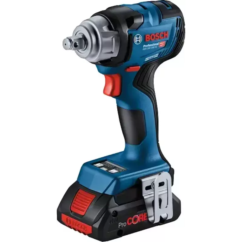 Bosch GDS 18V-330 HC PROFESSIONAL 1/2 cala 2800 RPM 560 N⋅m Czarny, Niebieski, Czerwony