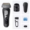 Golarka foliowa Braun Series 9 Pro+ 9660CC Czarna Srebrna Stal nierdzewna