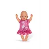 Sukienka dla lalki Peterkin BABY born Flamingo na lalki 43 cm, składana, wiek 3+