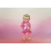 Sukienka dla lalki Peterkin BABY born Flamingo na lalki 43 cm, składana, wiek 3+