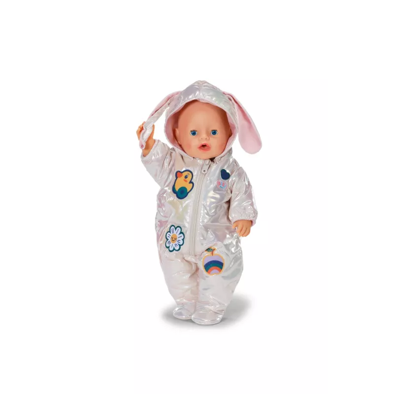 Kombinezon dla lalki Peterkin BABY born Winter Suit Cream dla lalek 43 cm, składany, od 3 lat