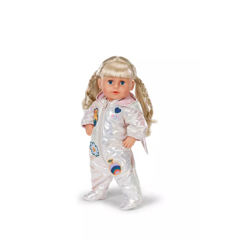 Kombinezon dla lalki Peterkin BABY born Winter Suit Cream dla lalek 43 cm, składany, od 3 lat