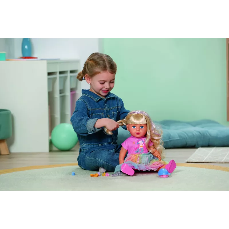 BABY born @ Carla 43cm, Lalka bobas, Kobieta, 4 lat(a), Chłopiec/Dziewczynka, 430 mm, Wielokolorowy