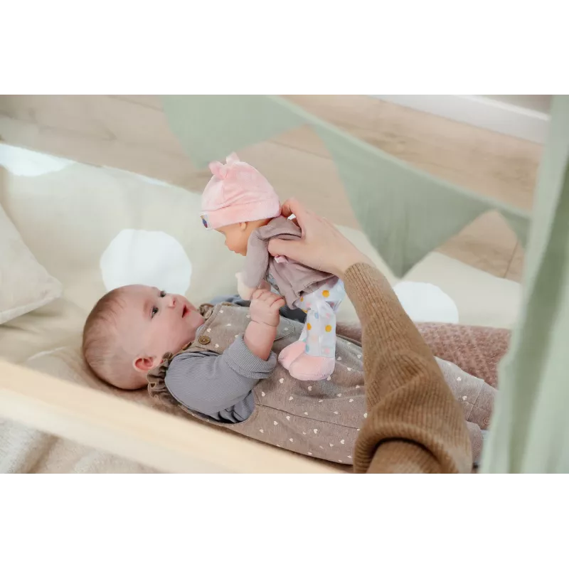 Zapf BABY born dla niemowląt Sweetie Mauve 30cm, Lalka bobas, Neutralna płciowo, Chłopiec/Dziewczynka, 300 mm, Wielokolorowa