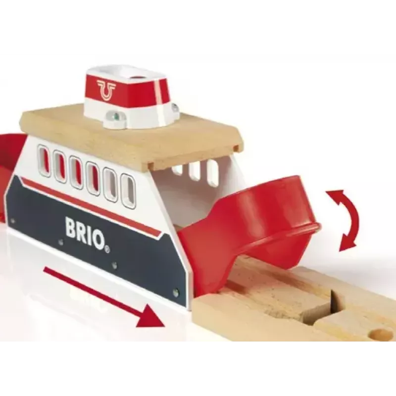 Akcesorium krajobrazowe do drewnianej kolejki BRIO firmy Ravensburger — model 33569, 3 elementy, bateria LR44 w zestawie