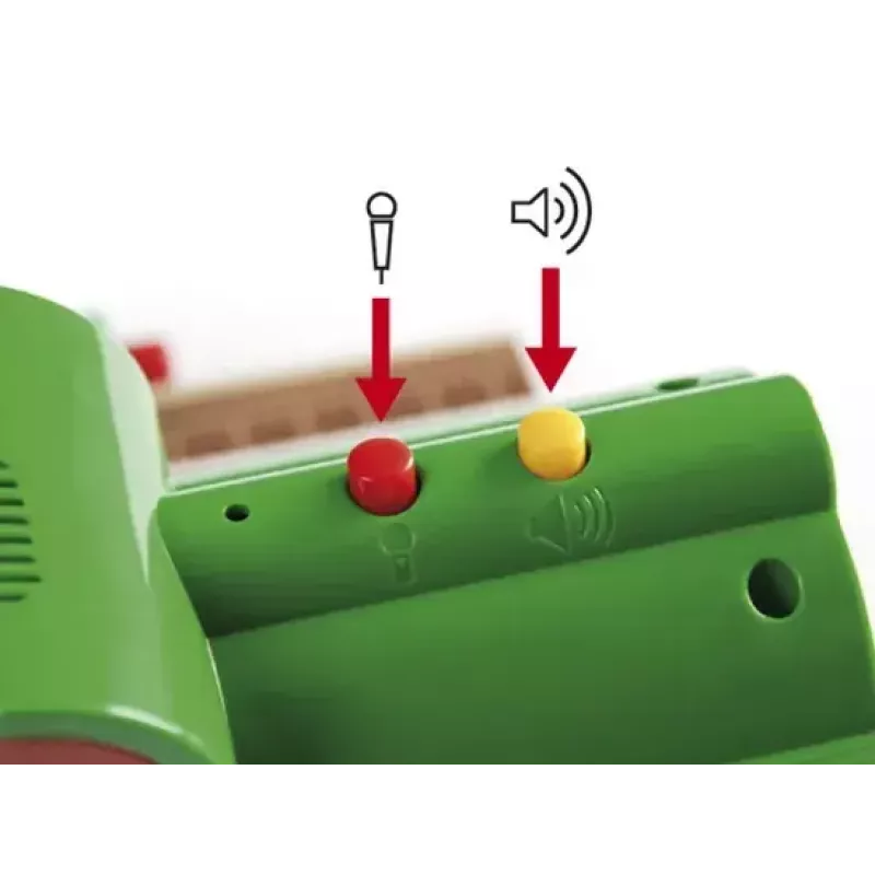 Model Railway Record & Play Station by Ravensburger – BRIO, 3 części, bateria AA, czarny/zielony/czerwony
