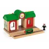 Model Railway Record & Play Station by Ravensburger – BRIO, 3 części, bateria AA, czarny/zielony/czerwony