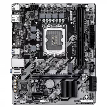 GIGABYTE H810M K Micro ATX Płyta Główna dla Intel Core Ultra (Seria 2) — LGA 1851, DDR5 do 6400MHz, 1x PCIe 4.0 M.2, 1GbE