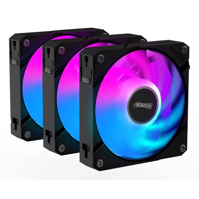 GIGABYTE AORUS EZ CHAIN FAN 120 (3-Pack) Płyta główna 12 cm Czarny 3 szt.