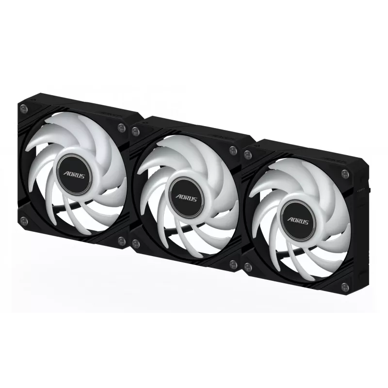 GIGABYTE AORUS EZ CHAIN FAN 120 (3-Pack) Płyta główna 12 cm Czarny 3 szt.