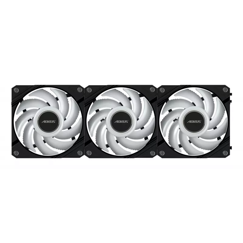 GIGABYTE AORUS EZ CHAIN FAN 120 (3-Pack) Płyta główna 12 cm Czarny 3 szt.