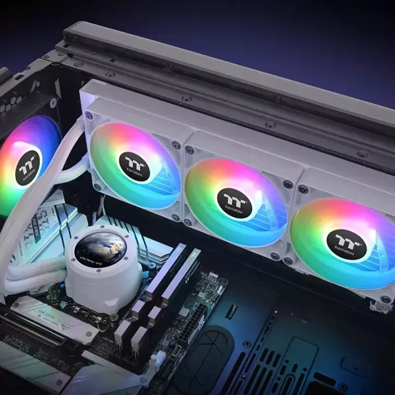 Zestaw chłodzenia cieczą Thermaltake TH360 V2 Ultra ARGB 36 cm Biały