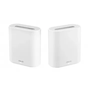 ASUS EBM68(2PK) – Expert WiFi Tri-pasmowy (2,4 GHz / 5 GHz / 5 GHz) Wi-Fi 6 (802.11ax) Biały 3 wewnętrzne