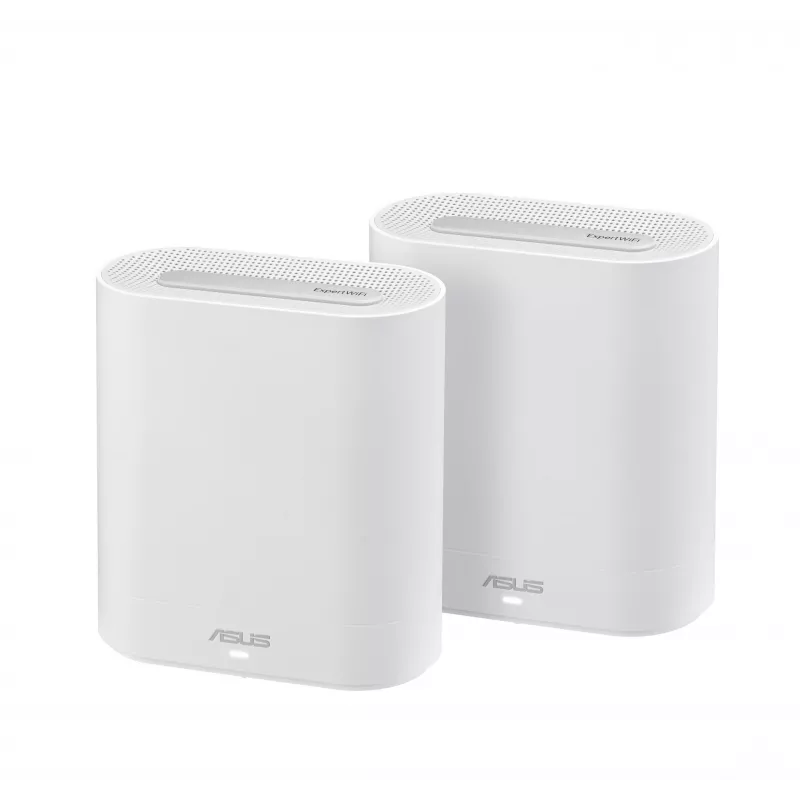 ASUS EBM68(2PK) – Expert WiFi Tri-pasmowy (2,4 GHz / 5 GHz / 5 GHz) Wi-Fi 6 (802.11ax) Biały 3 wewnętrzne