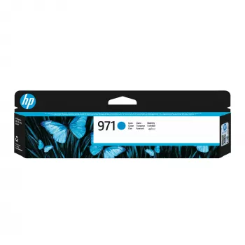 HP 971 cyjan Oryginalny wkład atramentowy, cyjan, 1 szt., 2500 stron