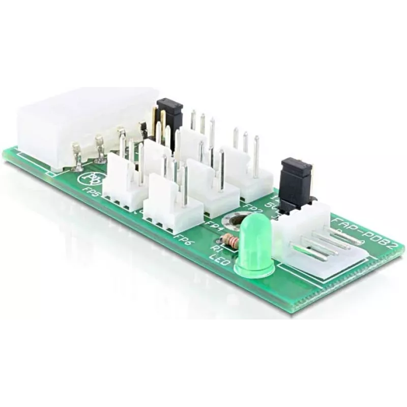 DELOCK Płytka dystrybucyjna 6x wentylator 5 V / 12 V