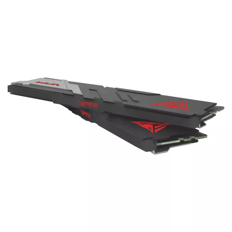 DIMM 32 GB DDR5-6200 (2x 16 GB) Dual-Kit, Arbeitsspeicher schwarz, PVV532G620C40K, Viper Venom, INTEL XMP