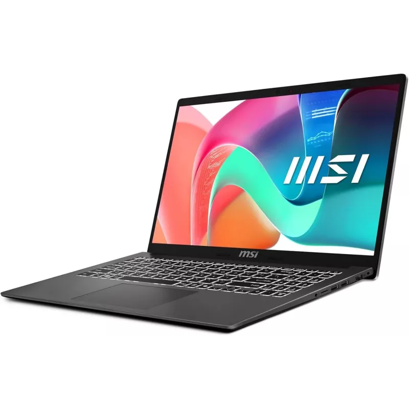 Laptop MSI Modern 15 F13MG-802 — 15,6 cala Full HD, Intel Core i5-1334U, 16 GB RAM, 512 GB SSD, Intel Iris Xe, Windows 11 Home, Szary