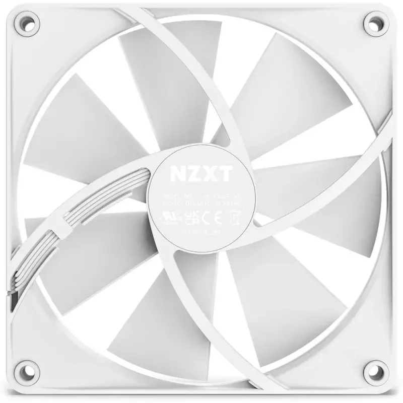 Wentylator NZXT F140P 14 cm biały 500-1500 RPM Fluid Dynamic Bearing