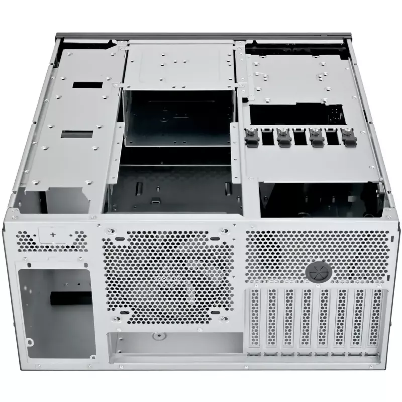 Obudowa rack SILVERSTONE RM53-502 — 19-calowa obudowa do szafy serwerowej, czarna