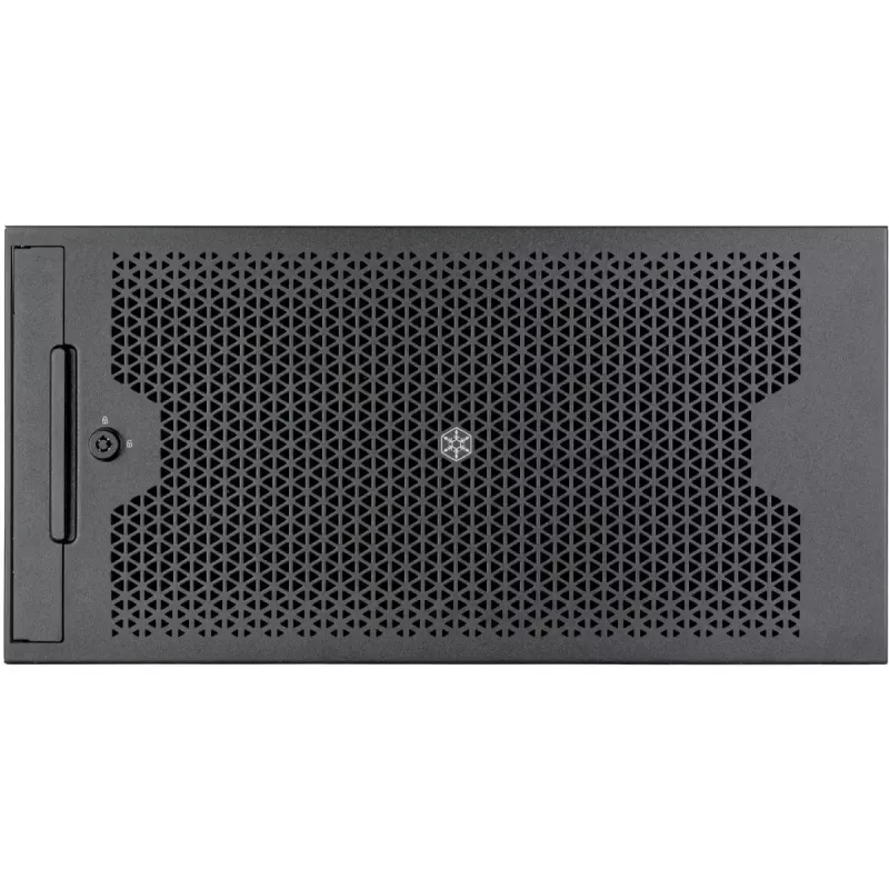 Obudowa rack SILVERSTONE RM53-502 — 19-calowa obudowa do szafy serwerowej, czarna