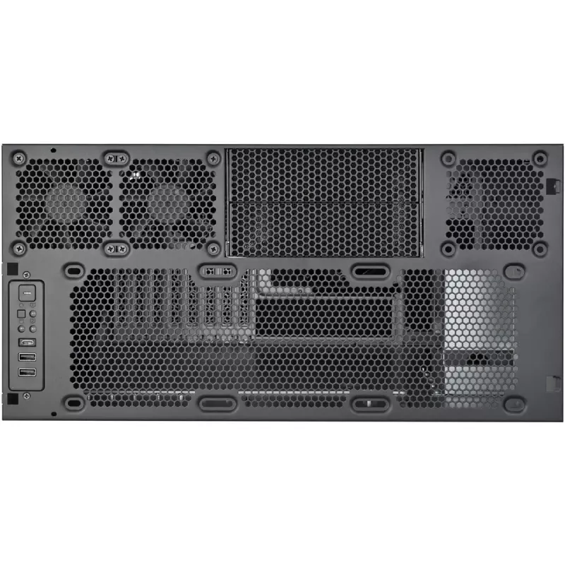 Obudowa rack SILVERSTONE RM53-502 — 19-calowa obudowa do szafy serwerowej, czarna
