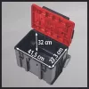 Skrzynka narzędziowa Einhell E-Case L polipropylenowa czarno-czerwona 41,5 x 27,3 x 32 cm