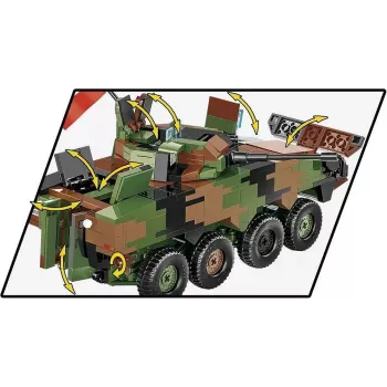 Zestaw klocków Cobi Siły Zbrojne KTO Rosomak 2 w 1 (COBI-2629)