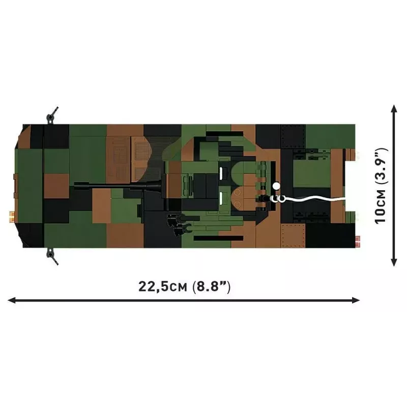 Zestaw klocków Cobi Siły Zbrojne KTO Rosomak 2 w 1 (COBI-2629)