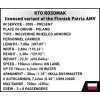 Zestaw klocków Cobi Siły Zbrojne KTO Rosomak 2 w 1 (COBI-2629)