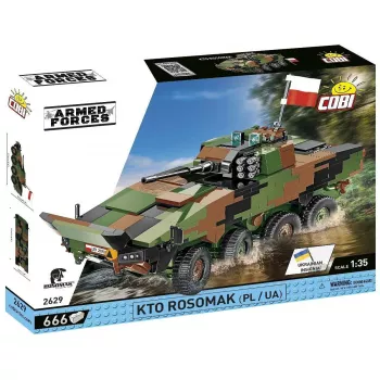 Zestaw klocków Cobi Siły Zbrojne KTO Rosomak 2 w 1 (COBI-2629)