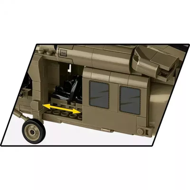 Zestaw konstrukcyjny Cobi Sikorsky UH-60 Czarny Hawk 928 klocków, model COBI-5906