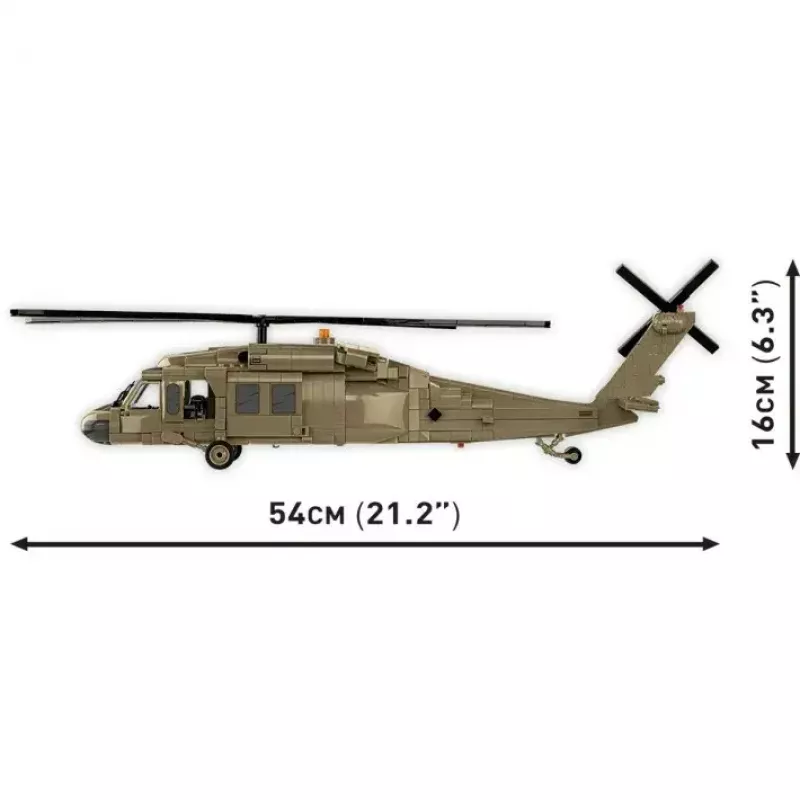 Zestaw konstrukcyjny Cobi Sikorsky UH-60 Czarny Hawk 928 klocków, model COBI-5906