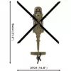 Zestaw konstrukcyjny Cobi Sikorsky UH-60 Czarny Hawk 928 klocków, model COBI-5906