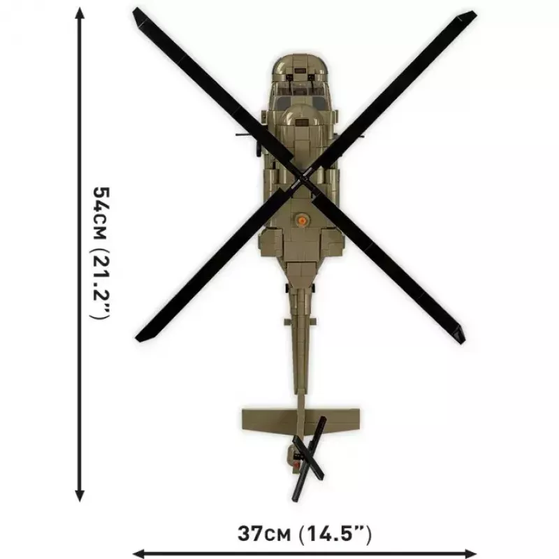Zestaw konstrukcyjny Cobi Sikorsky UH-60 Czarny Hawk 928 klocków, model COBI-5906